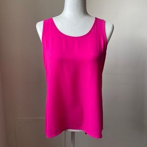 Express Pink Tank Top with Open Back